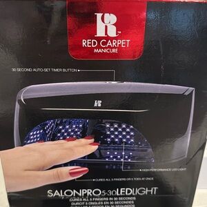 Red Carpet Manicure Salon Pro 5-30 LED Light for Curing UV Gel Polish